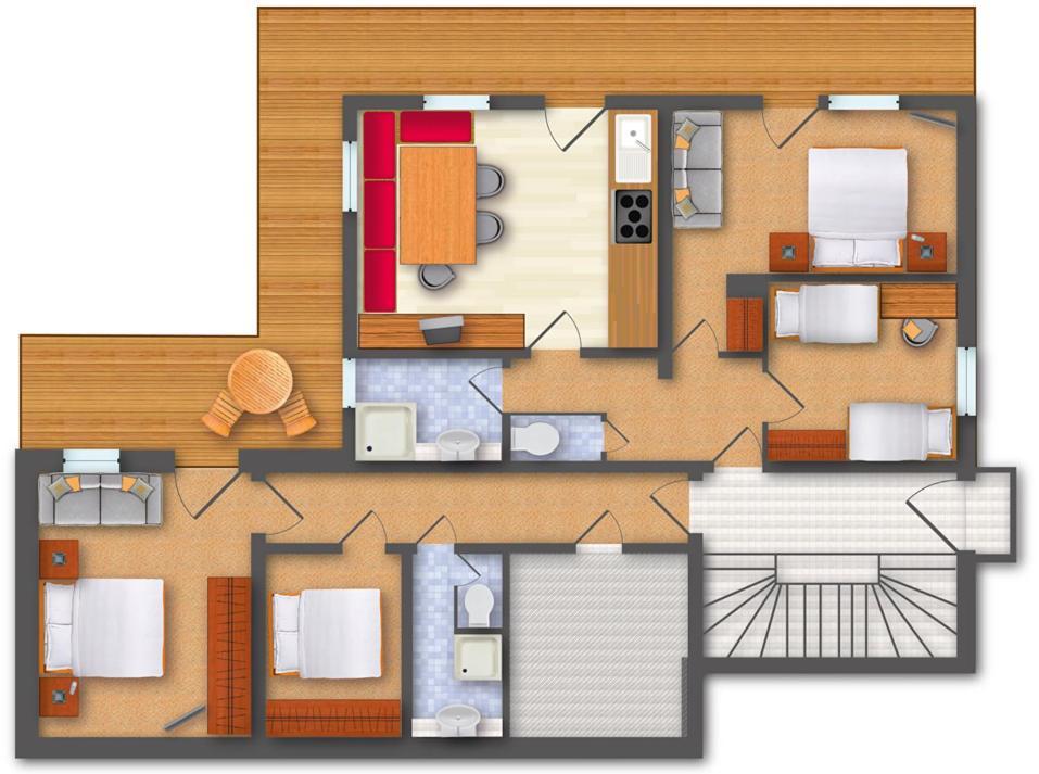 Landhaus Alpenjaeger Hainzenberg Bilik gambar